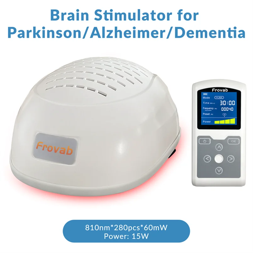 

Frovab Infrared 810nm Memory Improvement Stroke Recovery Tools Brain Injury Gifts for Older People Ischemic Dementia Cure Helmet