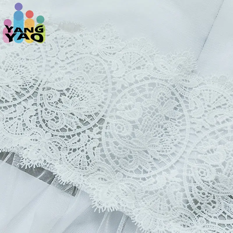 White Lace Sheer Window Curtain Valances Vintage Knitted Semi Sheer  Rod Pocket Valance for Kitchen Cafe Dinning Bath Room 1 Pcs