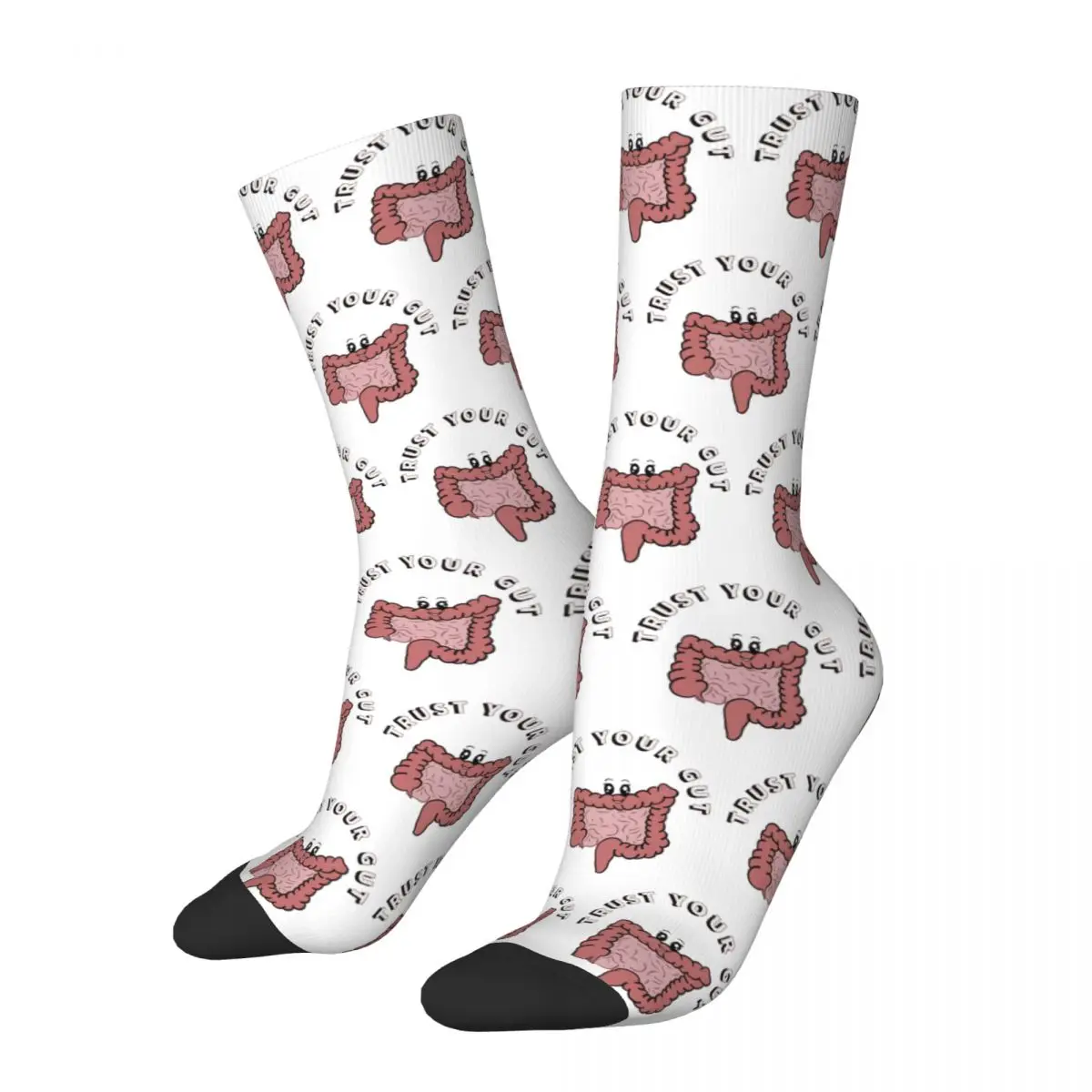 

Trust Your Gut Gastroenterologist Doctor Socks Sweat Absorbing Stockings All Season Long Socks for Man's Woman Birthday Present