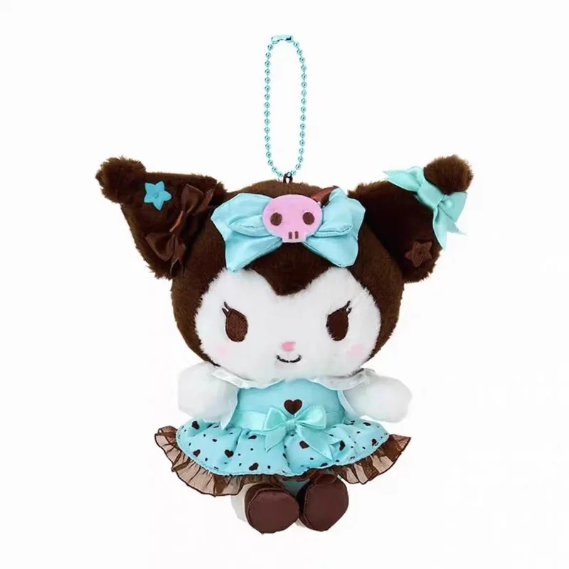 anime   Bonjour Kitty   Poupée en peluche   Ma mélodie   Kuromi   Porte-clés   fille   Mignon   Pendentif sac d'école   décorer   Jouet   remplissage en coton pp   Cadeau