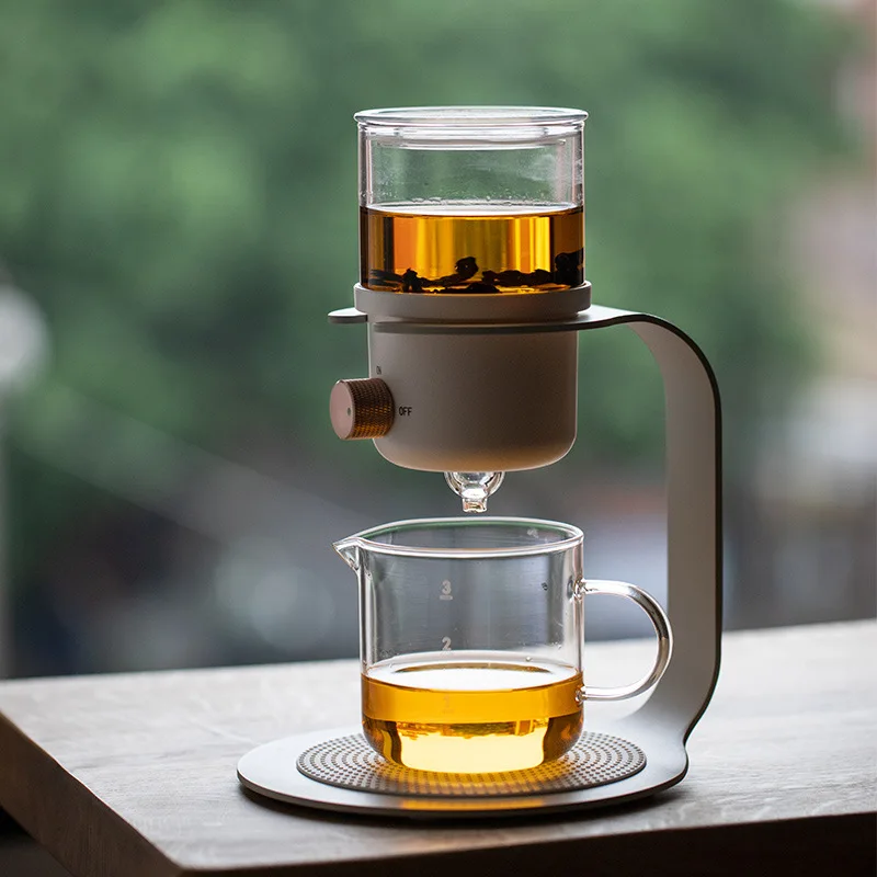 Magnetic Suction Teapot Kung Fu Tea Pot Glass Home Heat-resistant Glass Coffee Cold Brew Pot Tea Making Artifact Pu Erh Kettle