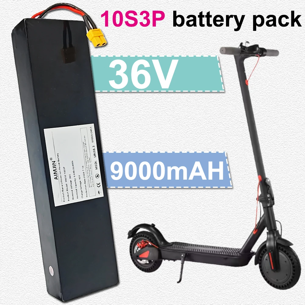 36V 18650 Battery Pack Scooter For Kugoo S2 / S3 / S4 9000mAh Battery Pack Electric Scooter BMS Board