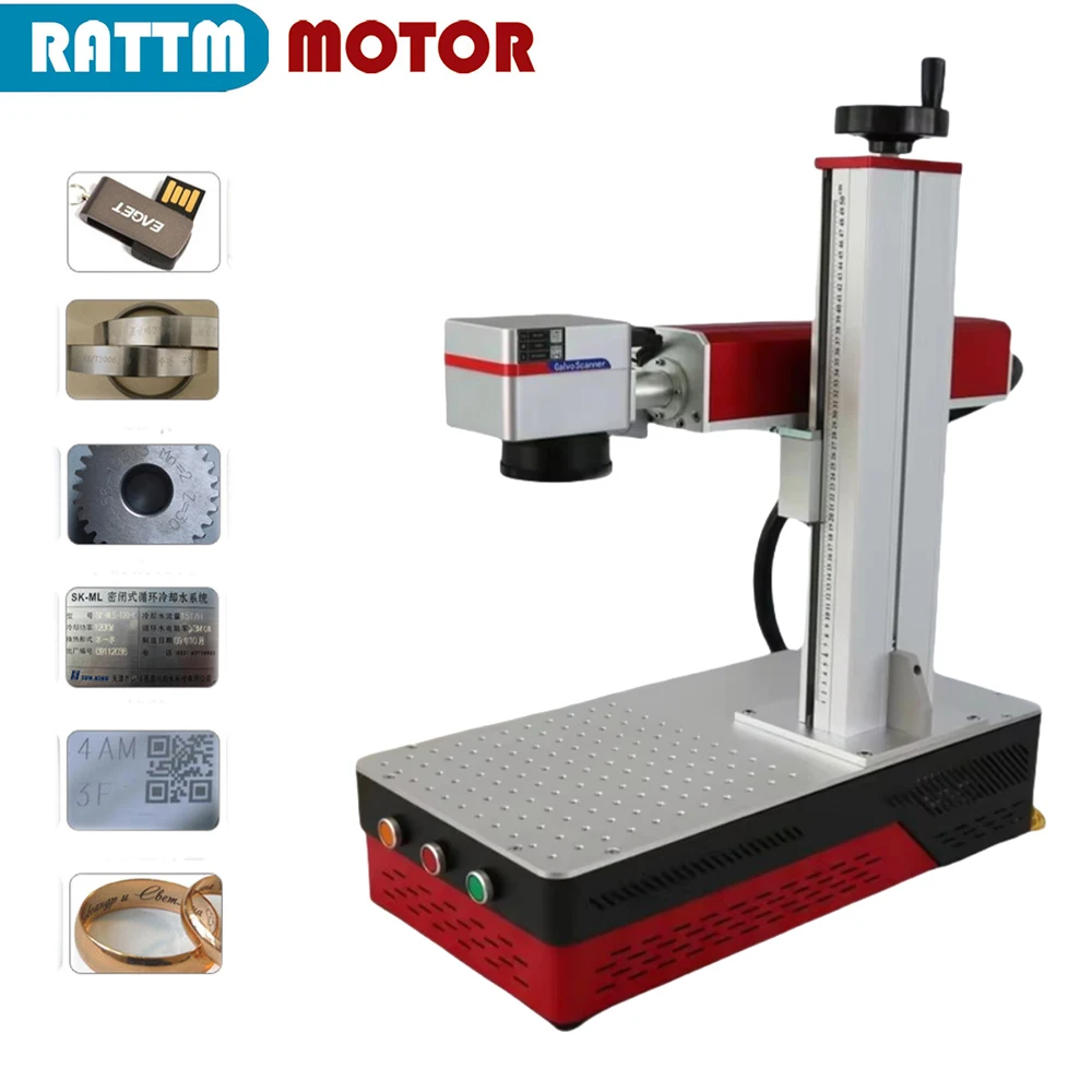 

20W 30W 50W 60W 100W 200W Raycus JPT MOPA M7 Fiber Laser Marking Engraving Machine Cutter For Ring Gold Steel Silver