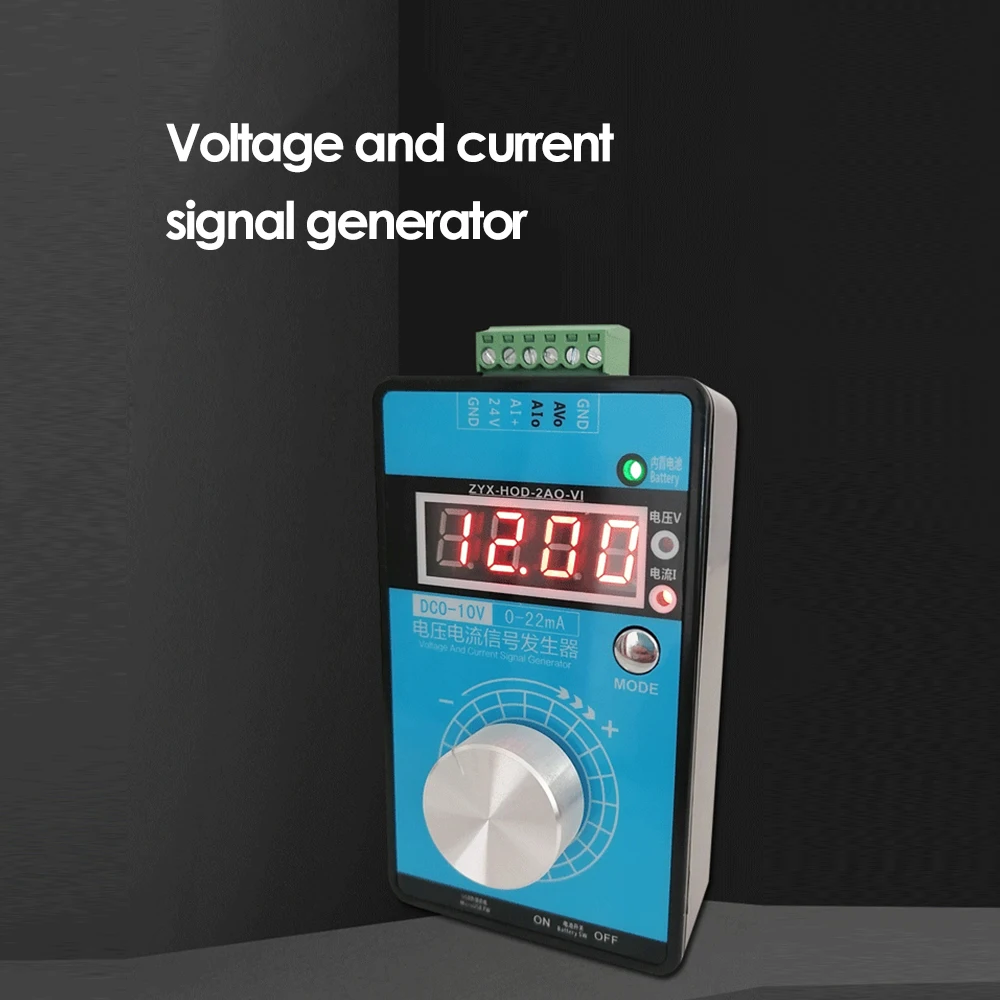 1000mAh ręczny Generator sygnału prądowego 0-5V-10V napięcie 0-4-20mA kalibrator procesów wysoka precyzja dla systemu nadajnika DCS