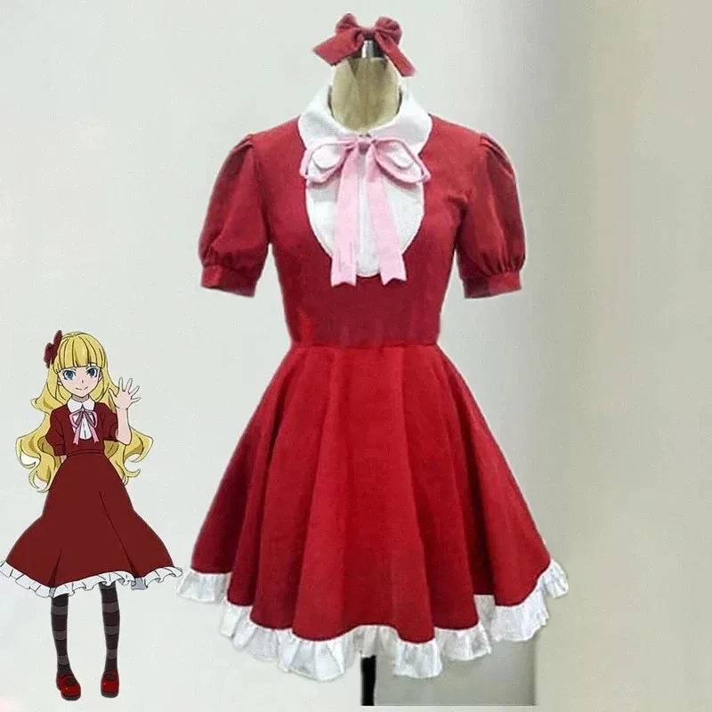 

2025 22 Bungo Stray Dogs Port Mafia Ogai Mori's manifestation 5Z2DB25M Elise Red Dress Clothing Anime Alice Cosplay Costum