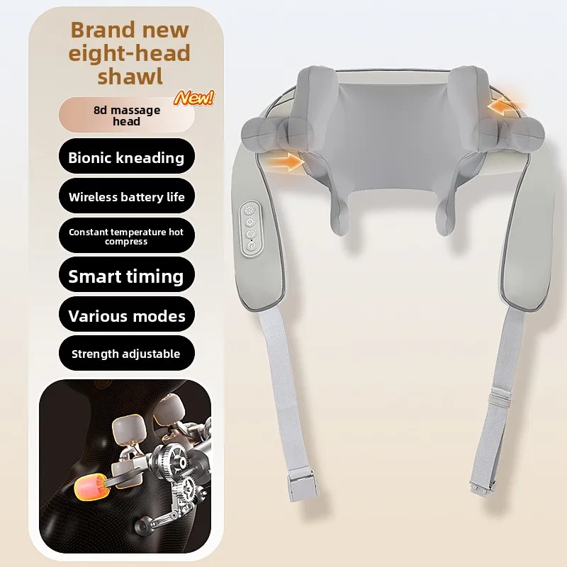 

Multifunctional Household Imitation Human Hand Cervical Spine Neck Shoulder Neck Trapezius Massager Neck Protector Massage Shawl