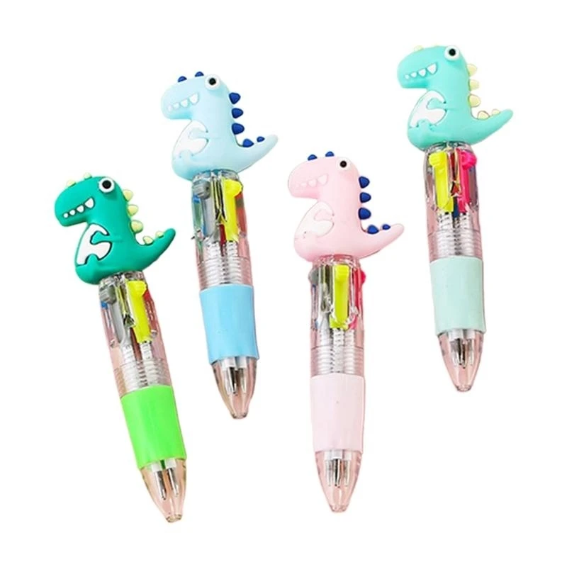 

4Pcs Multicolor Ballpoint Pen 4 Color-in-1 Pen Retractable Ballpoint Pen for Kid