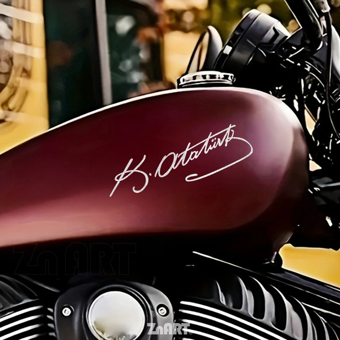 

2D плоская наклейка K. Datatint Script Font виниловая наклейка-самоклеящаяся наклейка на лице для автомобилей, грузовиков, мотоциклов, ноутбуков