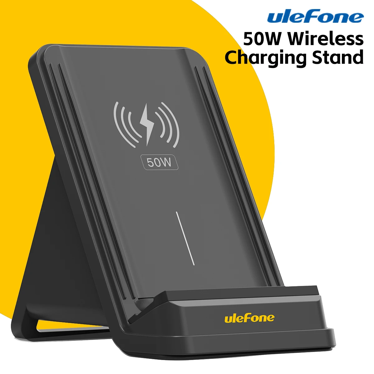 For Ulefone Armor 23 Ultra Smartphone Wireless Charging Holder Ulefone WCS01 50W Air Cooled Wireless Charging Stand