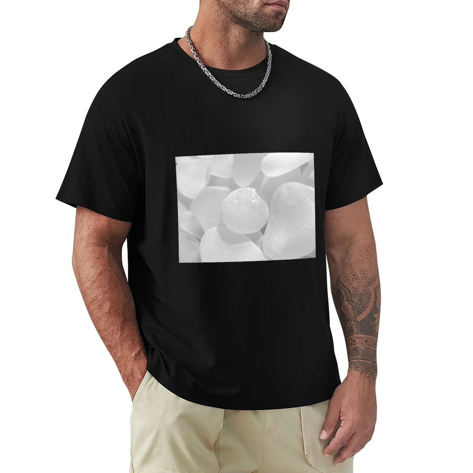 White Sea Glass Pale and Simple Pale Grey Look Classy and Elegant Ideal for a Beach Wedding T-Shirt
