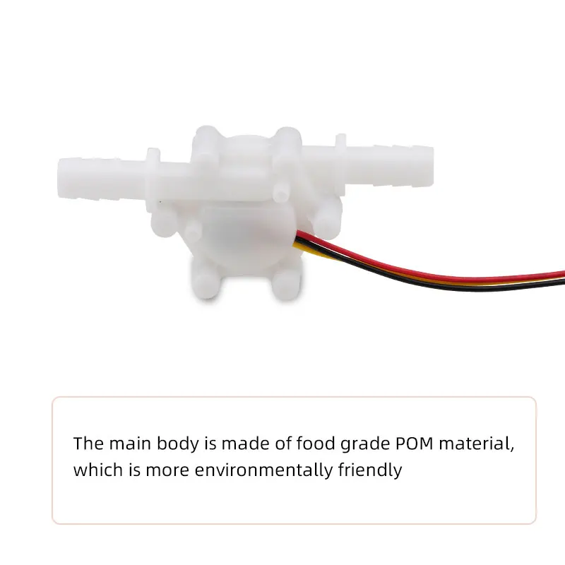 Hall water flow sensor flow meter sensor liquid controller switch toilet plug-in medical equipment flow sensor high temperature