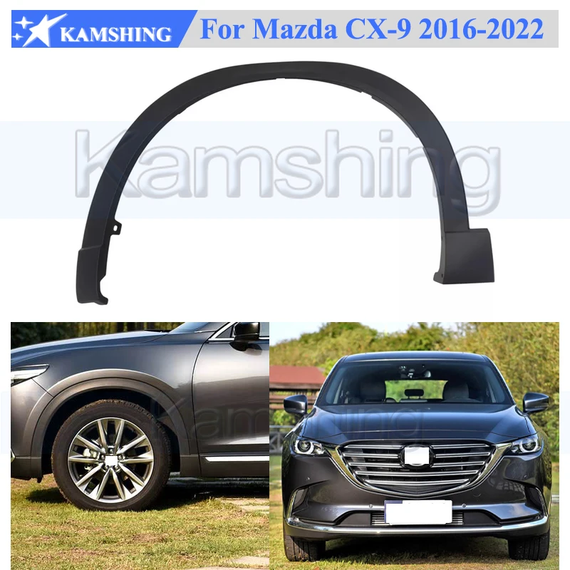 

Kamshing Front or Rear Wheel Arch Trim Fender For Mazda CX-9 2016-2023 Wheel Fender Wheel Arch Tire Trim Strip