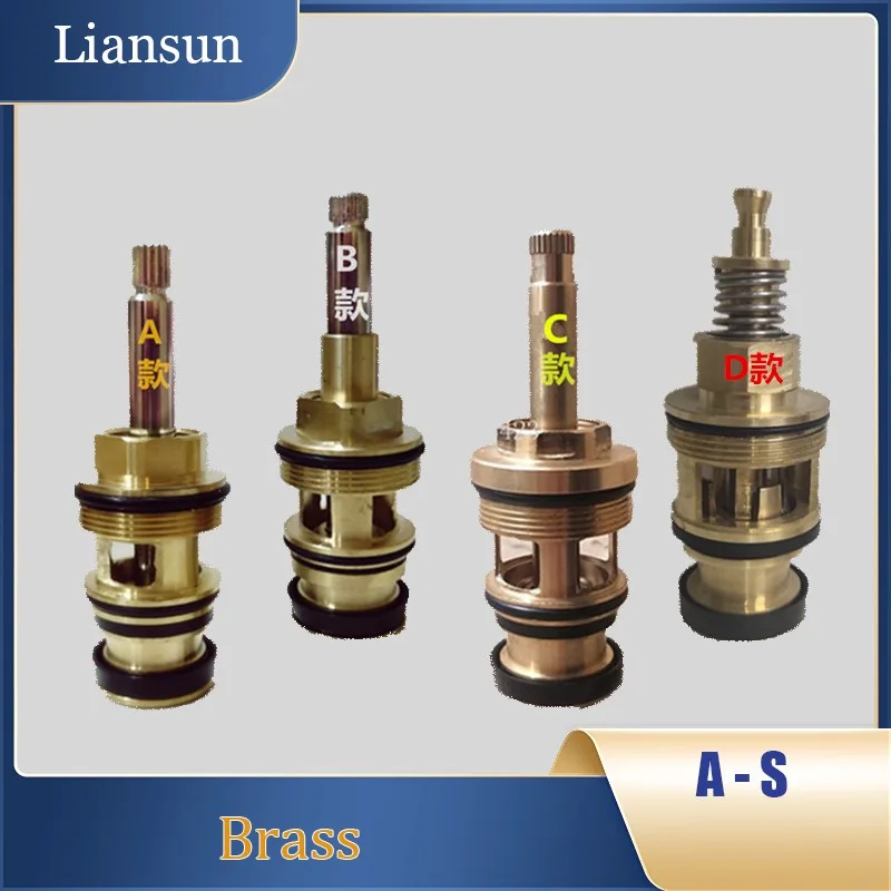 

1-4Pcs Brass Faucet Valve Core Universal Replacement Long Rod Valve Coretoilet Concealed Foot Pedal Flush Valve Core Accessories