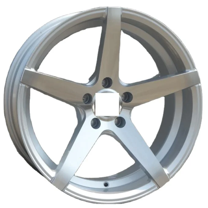 

Ready to ship 5 holes 18*9/10 pcd 114.3 aluminum alloy cast aftermarket mag wheel rim silver shiny replica car wheels rims