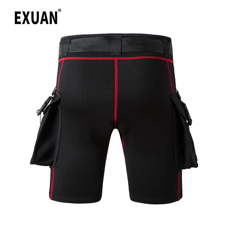 Multifunction  Elastic Diving Shorts 3mm Neoprene Wetsuit Tech Shorts Submersible Load Weight New Men's Women's Diving Shorts We