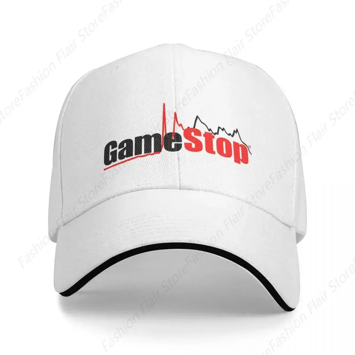 GameStop logo with GME chart Baseball Cap Cosplay cute Anime Hat Luxury Woman Men's