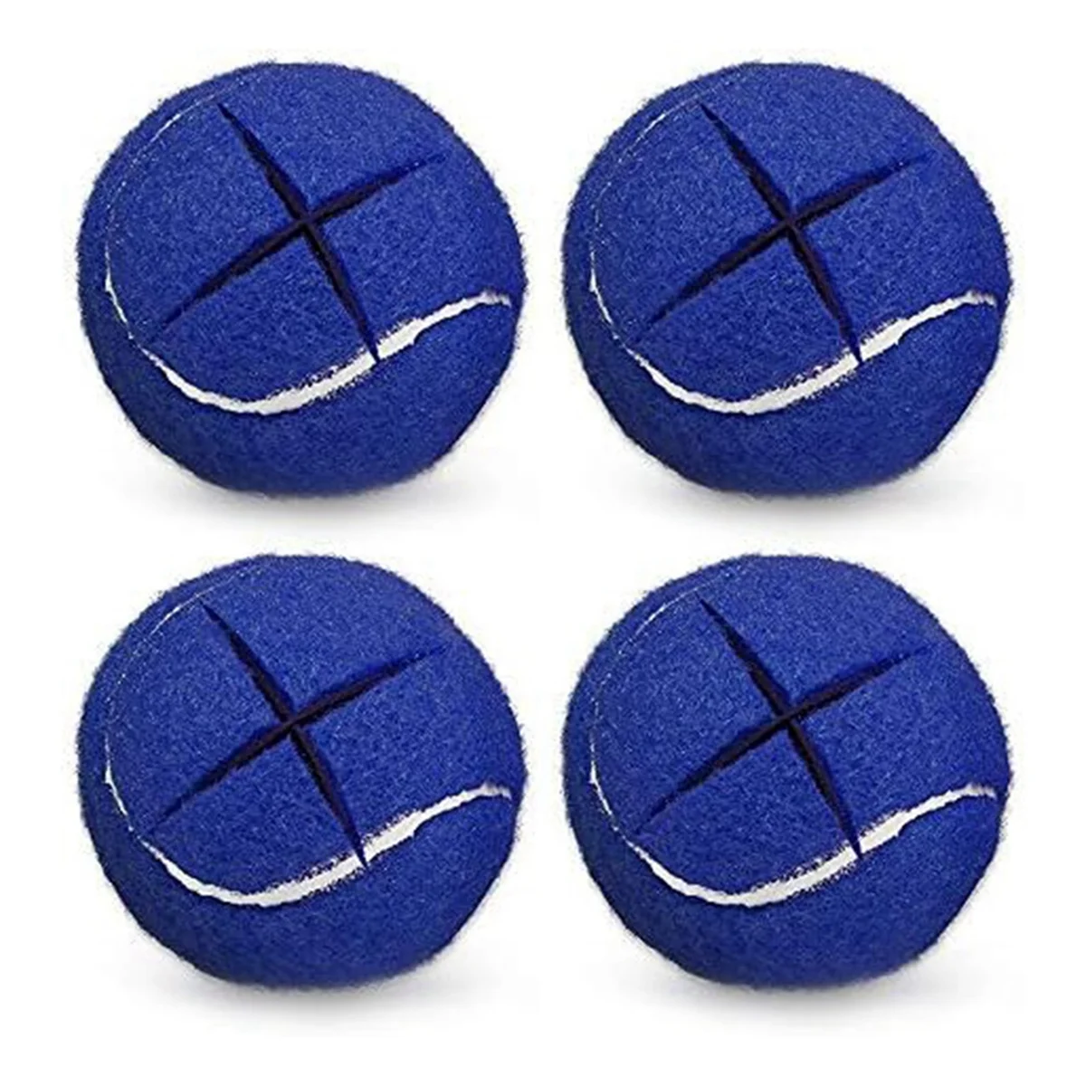 Palline da tennis da 4 pezzi per camminatori Palline da tennis premium per gambe di mobili e protezione del pavimento duro