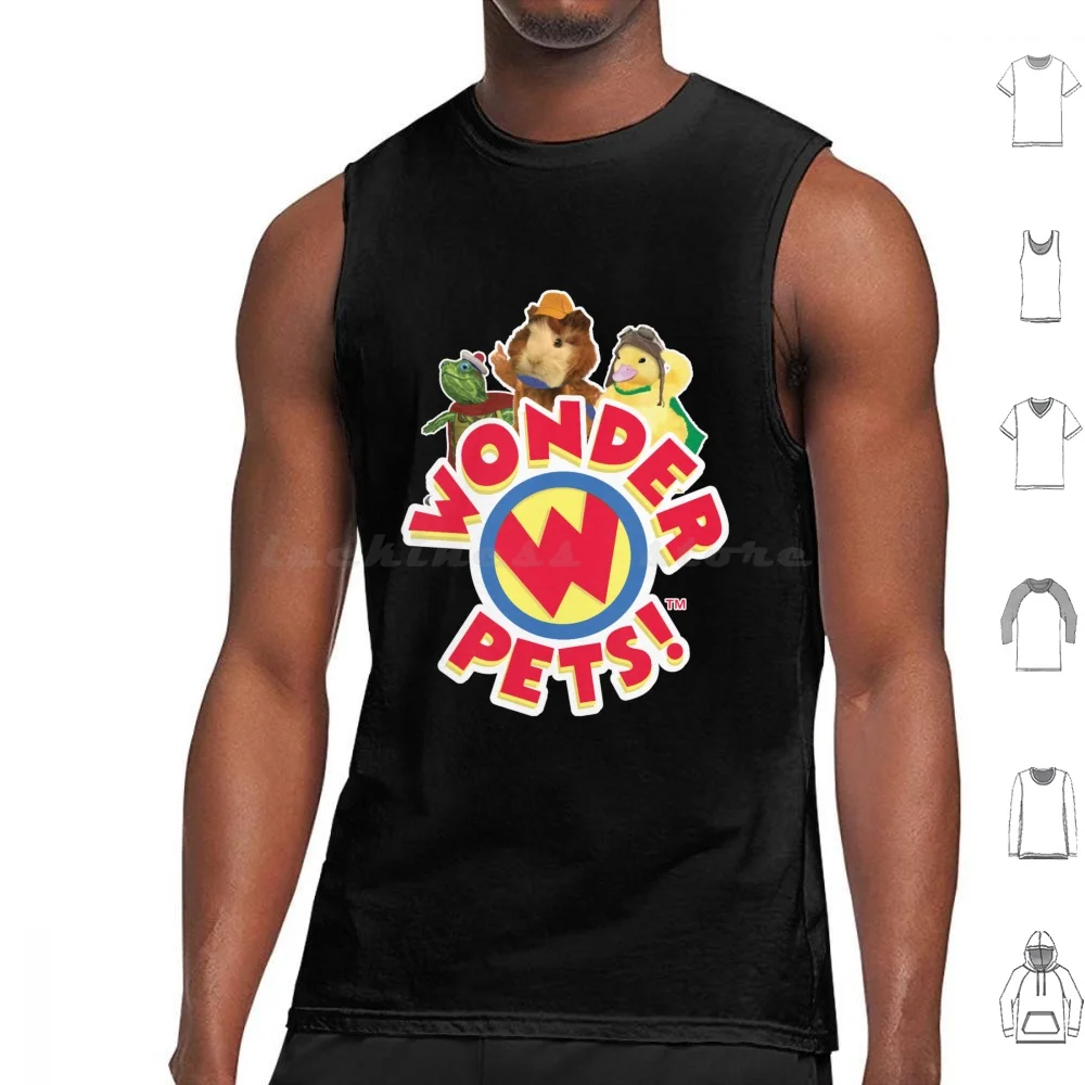 Wonder Pet Camisetas sin mangas con estampado de algodón para mascotas, gatos, animales para perros, mascotas, lindos y divertidos, amantes de los perros, cachorros, Wonder I Wonder What My