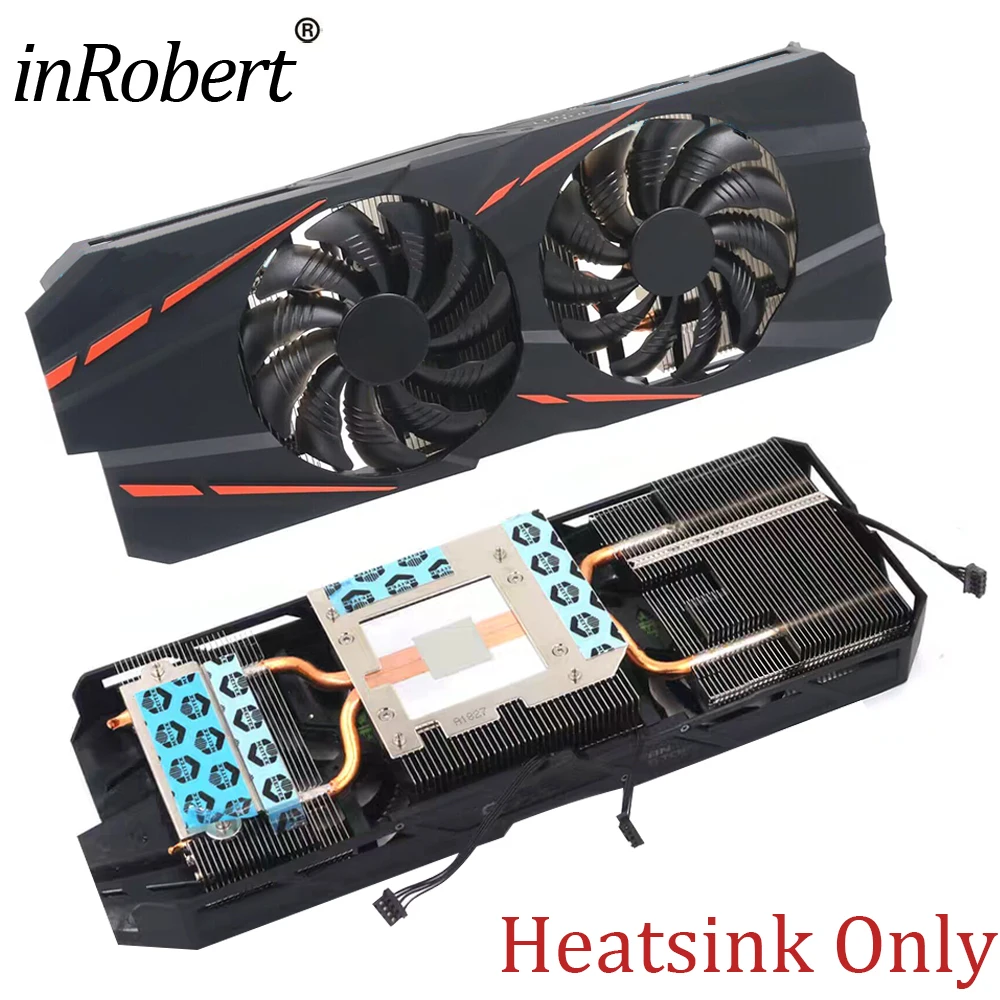 For Gigabyte GeForce GTX 1060 Video Card Heatsink 88MM T129215SU GTX1060 Graphics Card Cooling Heatsink