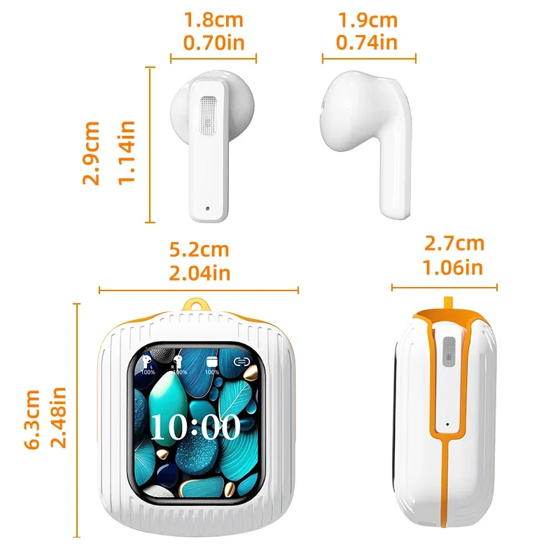 K8 Mp3 TWS Air Ear Pods Earphone Buds Wireless Earbuds in-ear Headphones Pro 2 for apple iphone generation ear phones