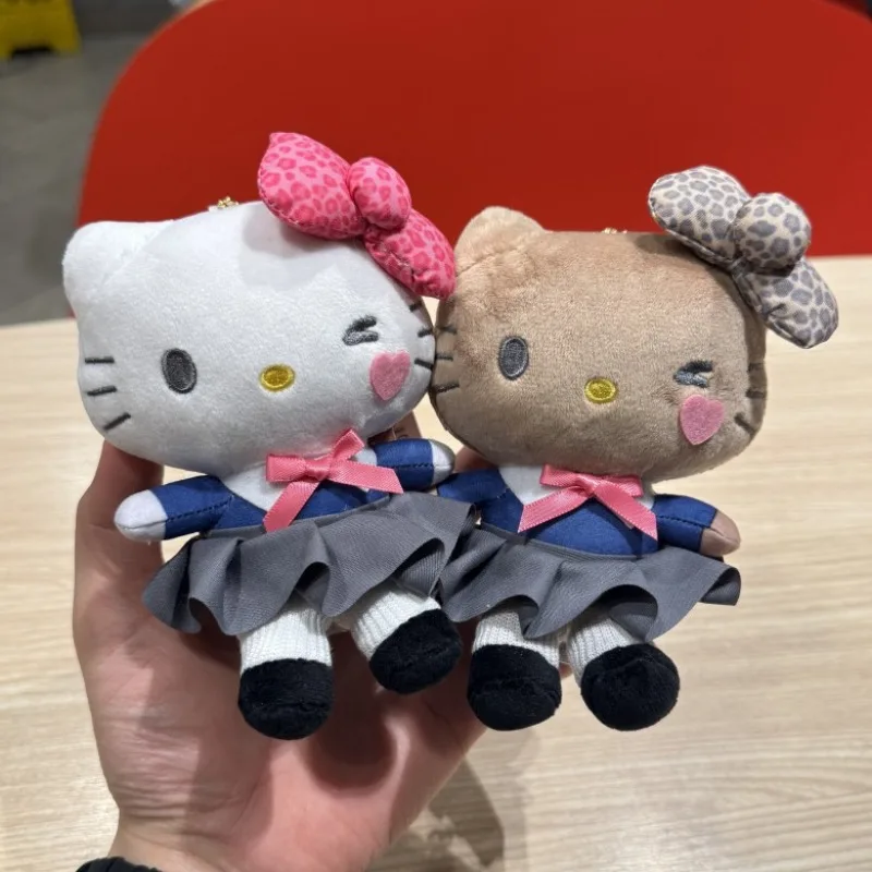 

Sanrio Hello Kitty плюшевая кукла брелок Kawaii мультяшная сумка модные автомобильные брелки украшение рюкзака кулон подарки на день рождения для девочек