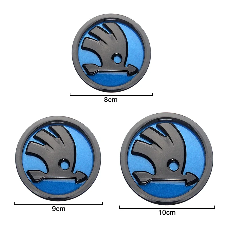 Auto Motorhaube Frontgrill Heckklappe Emblem Logo Abzeichen Aufkleber für Skoda OCTAVIA RS FABIA KAMIQ KAROQ KODIAQ RAPID SCALA SUPERB – Detail 11
