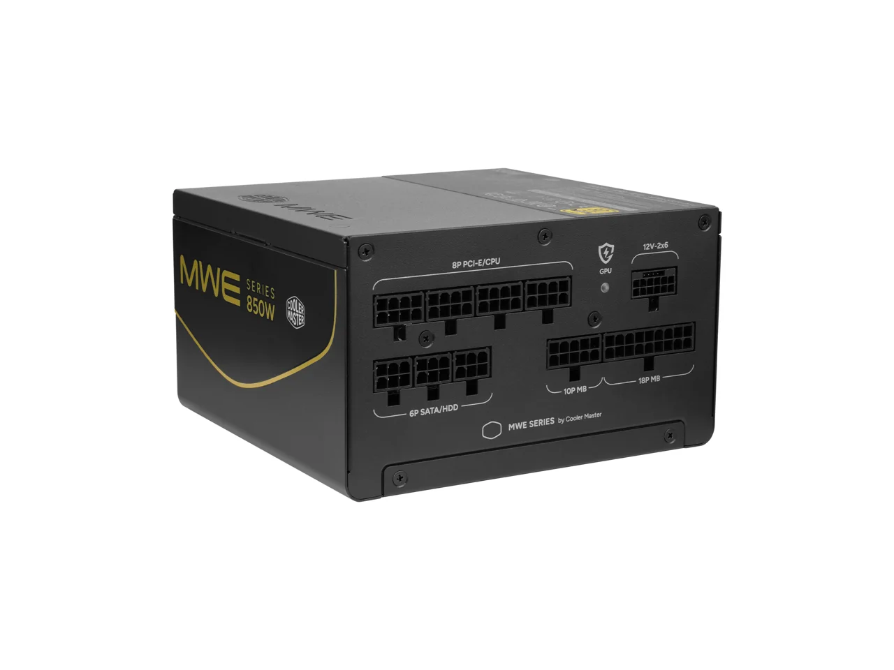 Cooler Master MWE V4 850W Power Supply, GPU Shield™ Management, Native 12V-2x6 Cable, PCIe 5.1 Ready, Certification Cybenetics Platinum & Noise A-, 80 PLUS Gold, Fully Modular