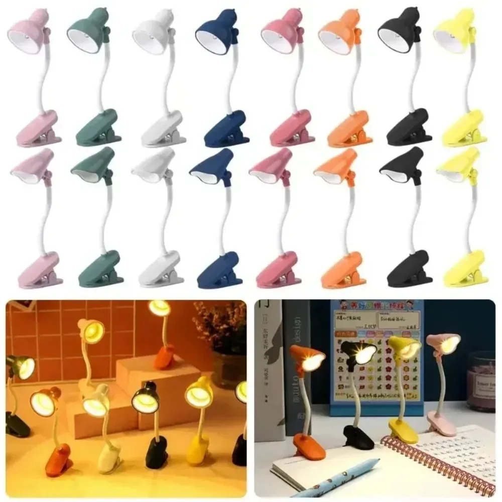 

5PCS Multi-use Desk Light Battery Operated Night Lamp for Reading Camping Bedroom Study Travel Portable Lighting Supply
