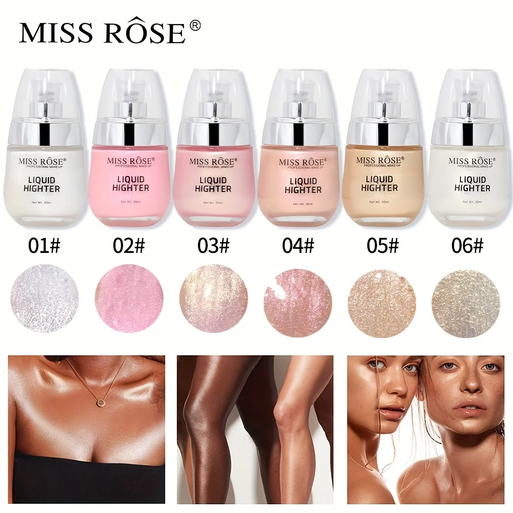 هايلايتر كونتورينج مكياج للوجه، كونسيلر سائل، برايمر برونزي، مستحضرات تجميل للوجه