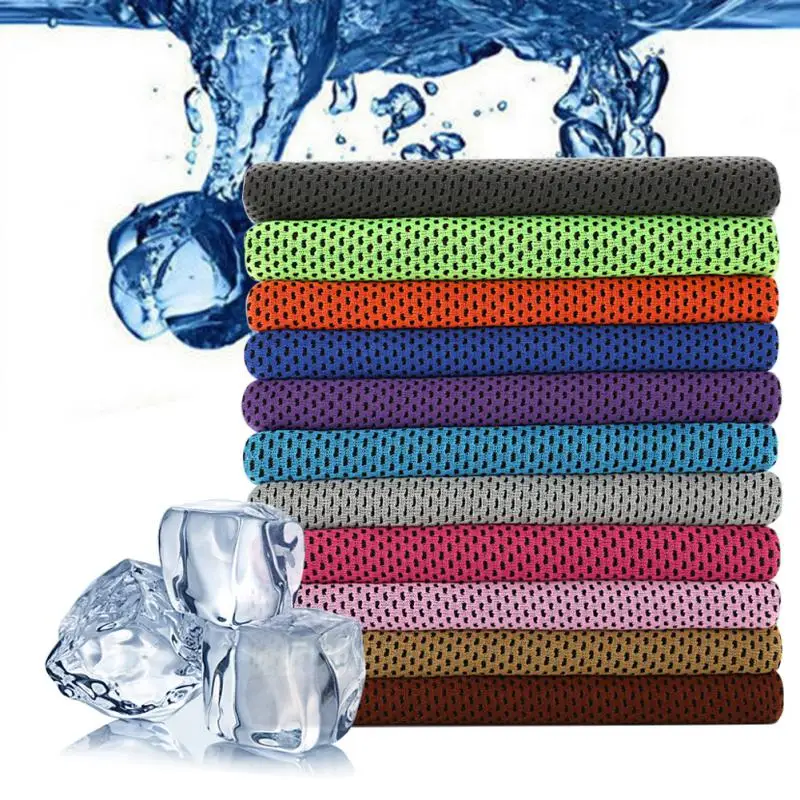 Microfiber Sport Towel Rapid Cooling Ice Face Towel Quick- Beach Towels Summer Enduring Instant Chill Towels for Fitness Yoga