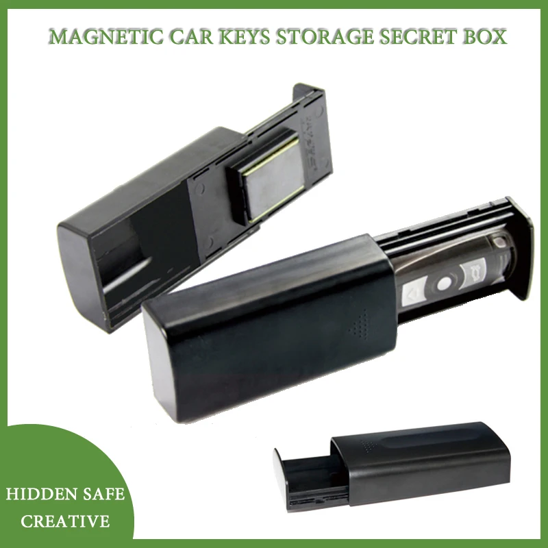 Creative Stash Key Safe Storage Box Magnetic Portable Storage Box Hidden Keys For Car Caravan Truck Home Travel Outdoor Camp