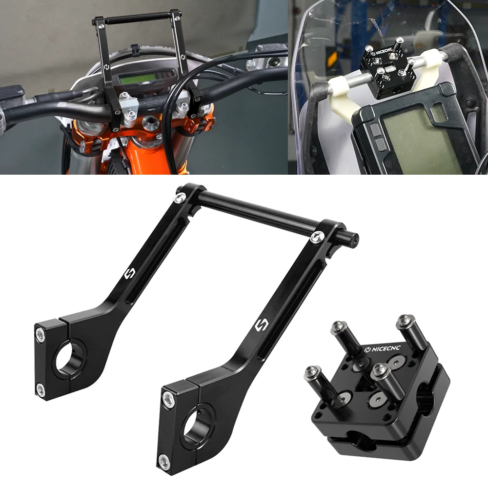 

NICECNC GPS Bracket Navigation Roadbook Mounting Arms Kit For KTM 690 Enduro/R SMC 690 SMCR 125-530 SX SXF EXC EXC-F XC XCF XC-W