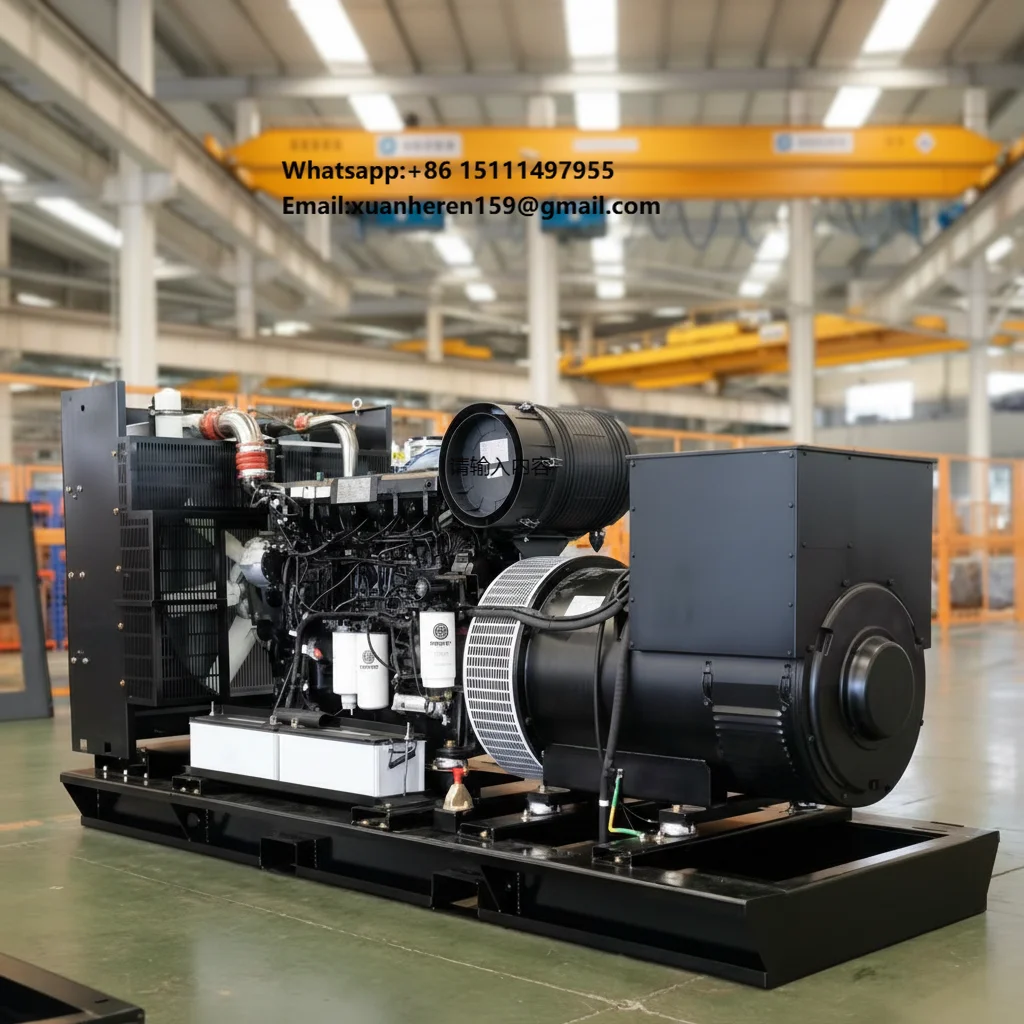 Direct Supply Diesel Generator Set with CE Certification 30kw40kw50kw with ATS Open Frame Silent Type Durable Movable Generator