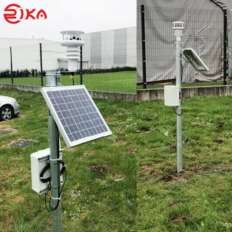 RK900-10 ความแม่นยําสูง RS232 เอาต์พุตกลางแจ้ง Ultrasonic Weather Station สําหรับลม,ฝน,รังสีพลังงานแสงอาทิตย์,ฝุ่น Sensor