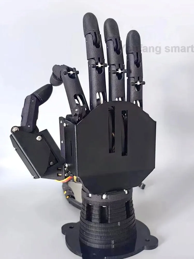 6 Dof Robotic Hand Big Bionic Palm 5 Fingers Left/Right Hand for Arduino For Raspberry Pi Robot Programmable Scientific Project