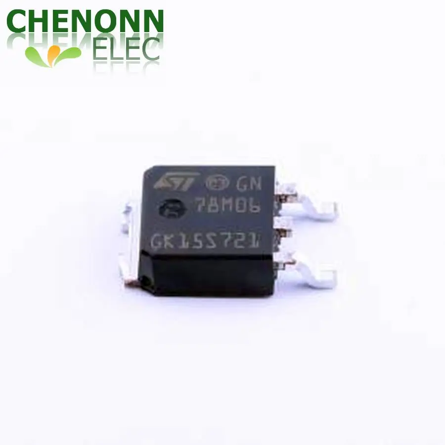 50PCS/LOT L78M06CDT-TR (Power Management)