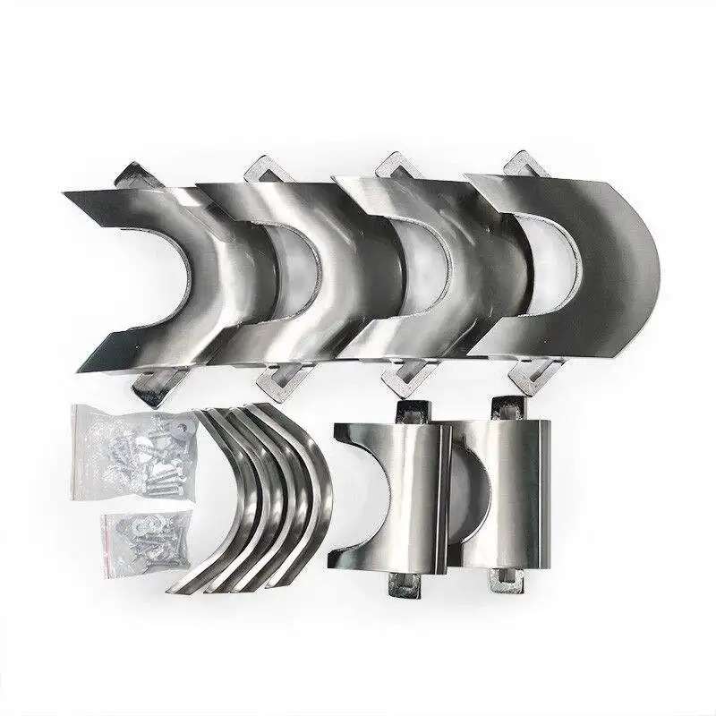 Picture 3: Generation 6 Billiards Table Install Hardware 4 Corners+2 Middles+4 Side Protectors Pool Billiards Table Parts