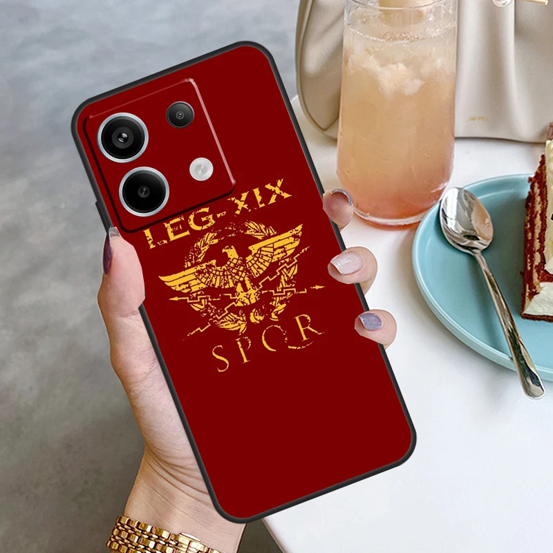 Roman Empire Legionary Shield Emblem Funda For Xiaomi Redmi Note 12 11 10 9 8 13 Pro Plus 12S 11S 10S 9S 10A 9C 10C 12C 13C Case