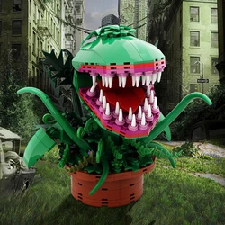 Moc Audrey II Flower Building Blocks, Galáxia Ideal, Espaço Sideral, Planta Carnívora, Alienígena, DIY Model Bricks, Conjuntos de Brinquedos Infantis, Presente para Adultos