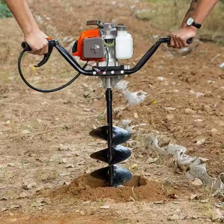 Tree Planting  Small Manual Tree Planting  Drilling  Tree Planting Hole Digging Machine