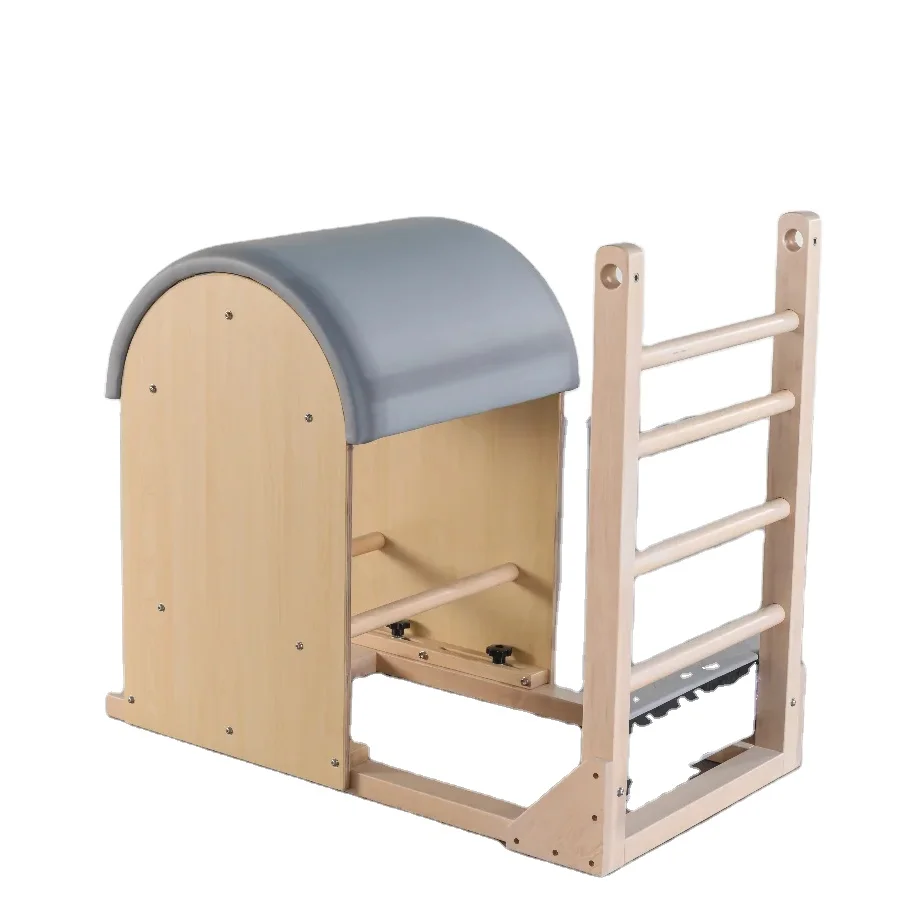 

Профессиональная спортивная лестница из дубового дерева для домашних упражнений и студийных тренировок пилатеса, прямая поставка с фабрики