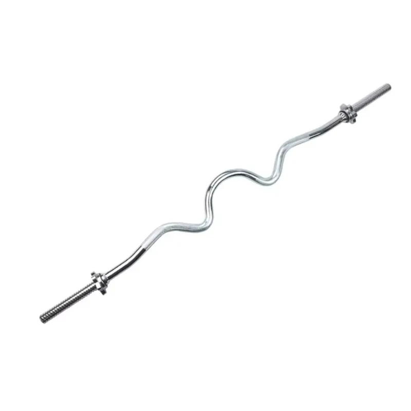 Quality Guarantee Durable Threaded End Super Curl Barbell Universal Arm Free Weights for Weight Lifting