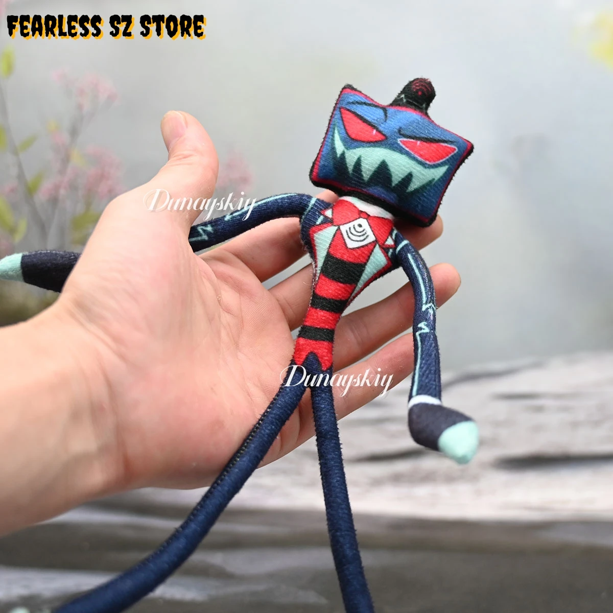 28 سنتيمتر Vox Alastor Vel Niffty أنيمي تأثيري الأجهزة الطرفية قصيرة أفخم وسادة محشوة تحصيل نموذج طفل هدية