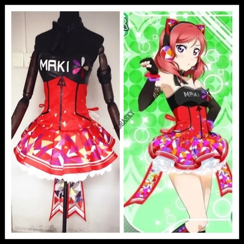Lovelive Maki Nishikino Minami Kotori LED Fairy Idolized ชุดแม่บ้าน Awaken Love Live Cyber ฮาโลวีนคอสเพลย์สําหรับผู้หญิง