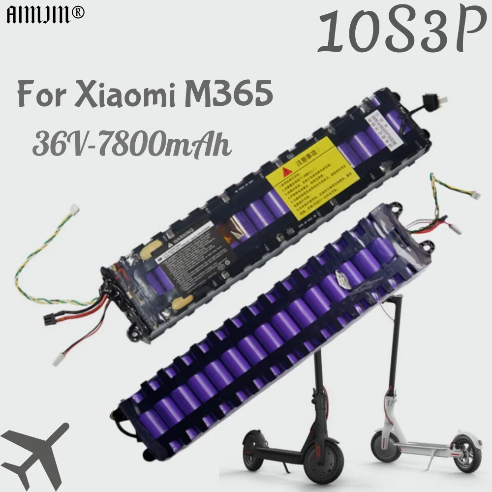 36V 7800mAh 42V für Xiaomi M365, M356 Pro dedizierter Akku, Lithium-Ionen-Akku, mit einer Reichweite von 60 Kilometer