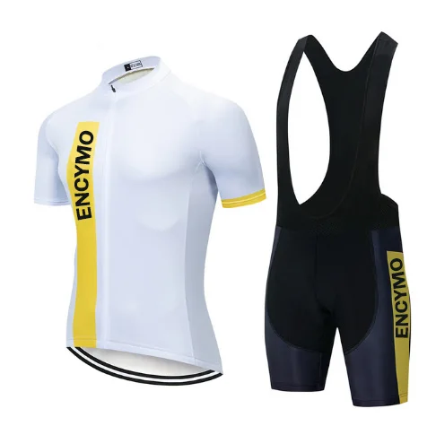 Team Cycling Clothing /Road Bike Wear Racing Clothes Quick Dry  Jersey Set Maillot Men's  ENCYMO