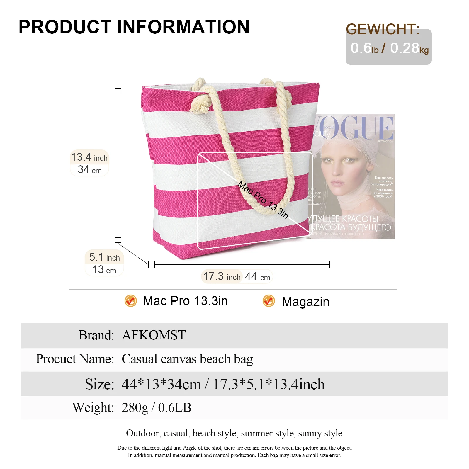 New Beach Tote Bag Fashion Women Canvas Summer Large Capacity Striped Shoulder Bag Tote Handbag Shopping Shoulder Bags