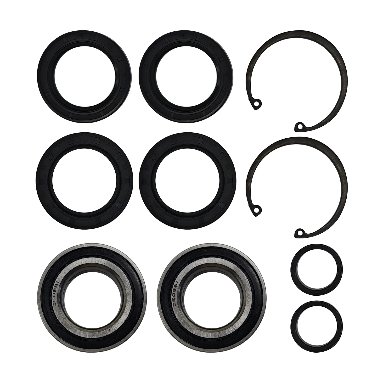 Front Wheel Bearings Seals For HD FourTrax 300 Rancher 350 400 420 Only For 4x4 91051-HC5-003 91209-HN2-003 91256-HC5-003