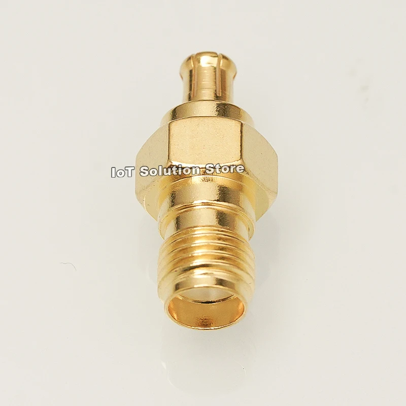 Adaptador de junta de convertidor de conector macho MCX Coaxial RF a hembra SMA