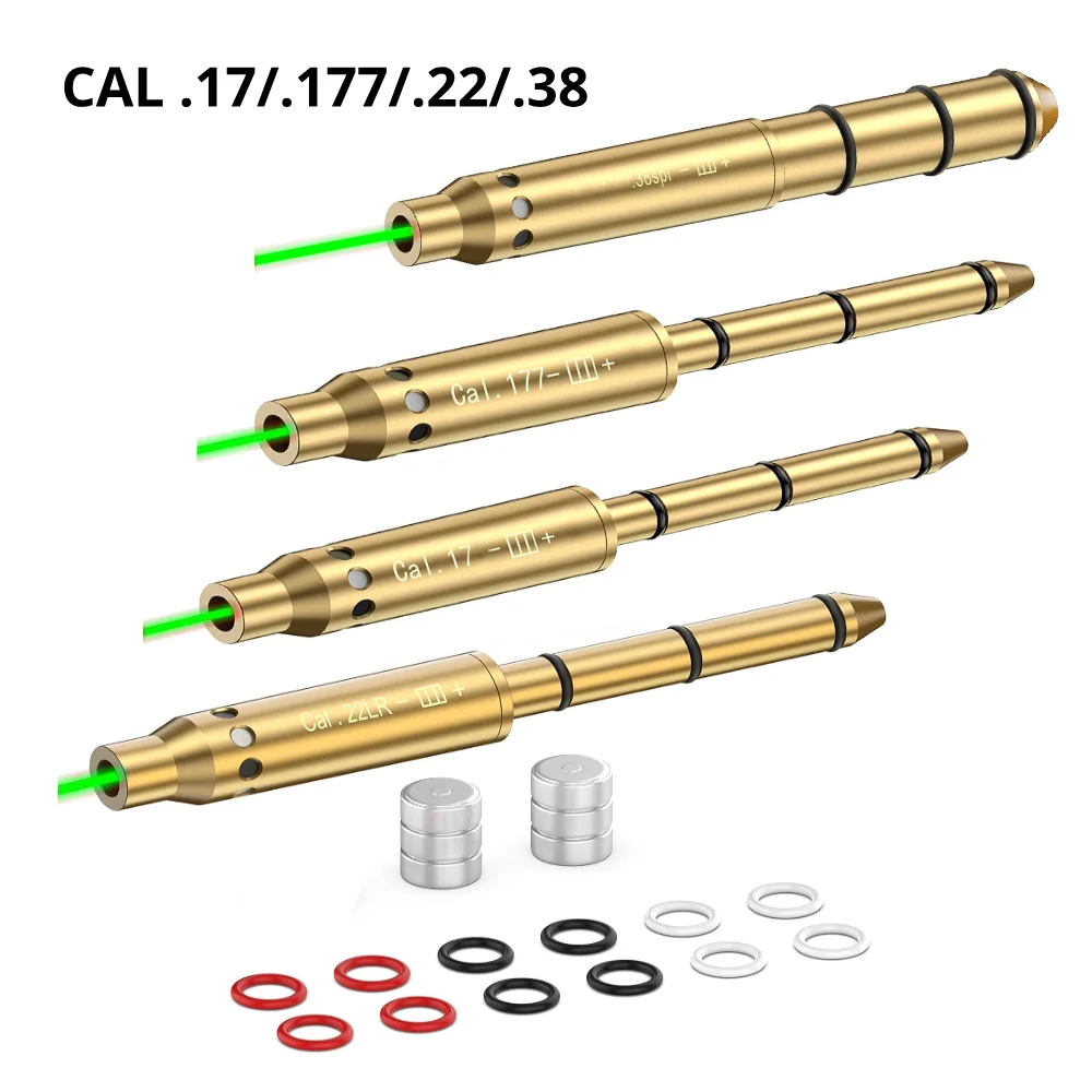 Лазерный коллиматор калибра 22 ЛР, диаметр отверстия 22 ЛР, диаметр отверстия 177 17 308, 6 батарей, 9 мм, зеленый лазер